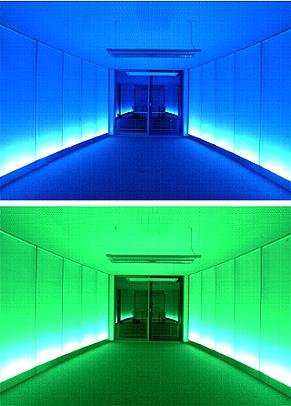 23-04-2004  LEDs bring light to walls and walls to life