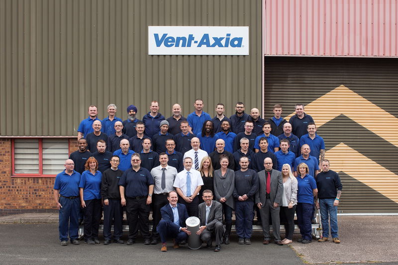 Vent-Axia Staff in Dudley Celebrate 80th Anniversary