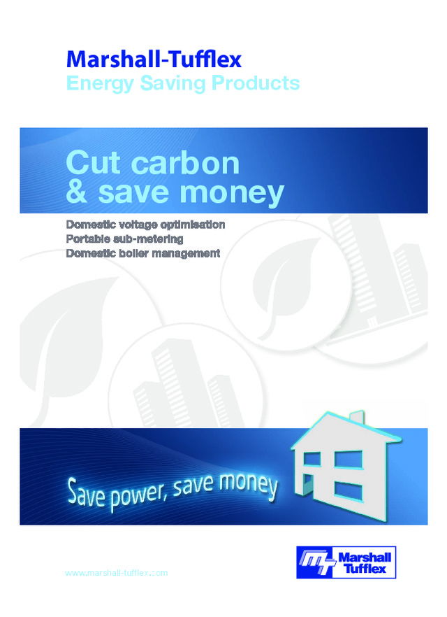 Marshall-Tufflex LTD - Product Catalogue - Energy Saving Products
