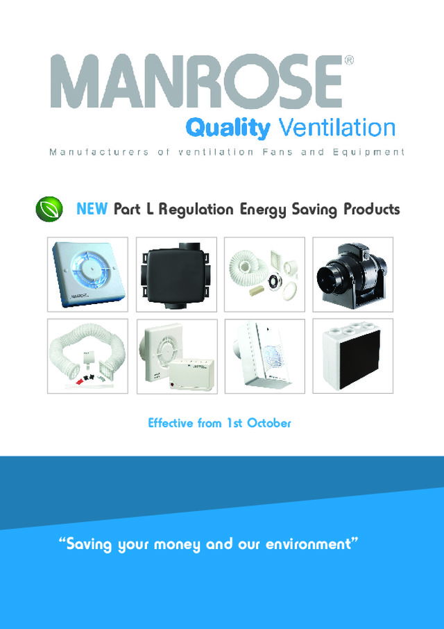 Part L Regulation Energy Saving Products