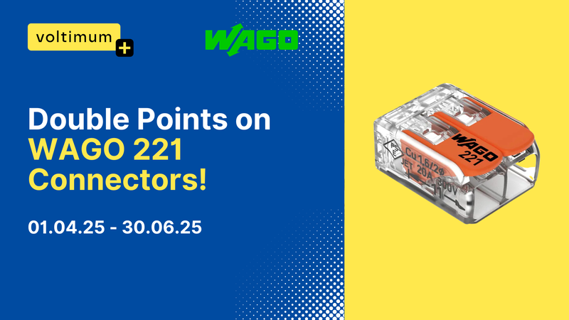DOUBLE POINTS on WAGO 221 Splicing Connectors!