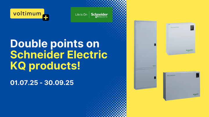 Double Points On Schneider Electric KQ Products