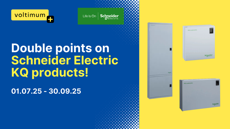 Double Points On Schneider Electric KQ Products