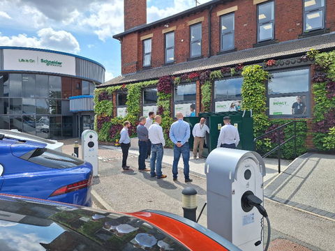 Schneider Electric unites experts at Leeds Innovation Hub, showcases products set to supercharge EV transition