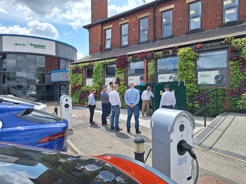 Schneider Electric unites experts at Leeds Innovation Hub, showcases products set to supercharge EV transition