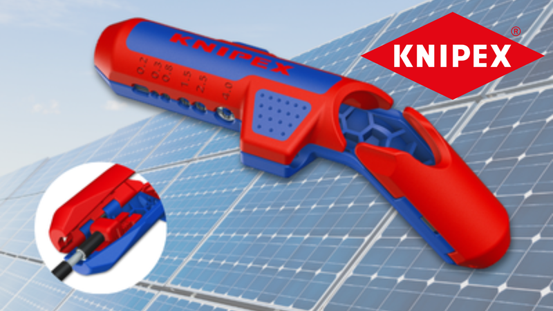 A new highlight for photovoltaic professionals: The KNIPEX ErgoStrip® PV