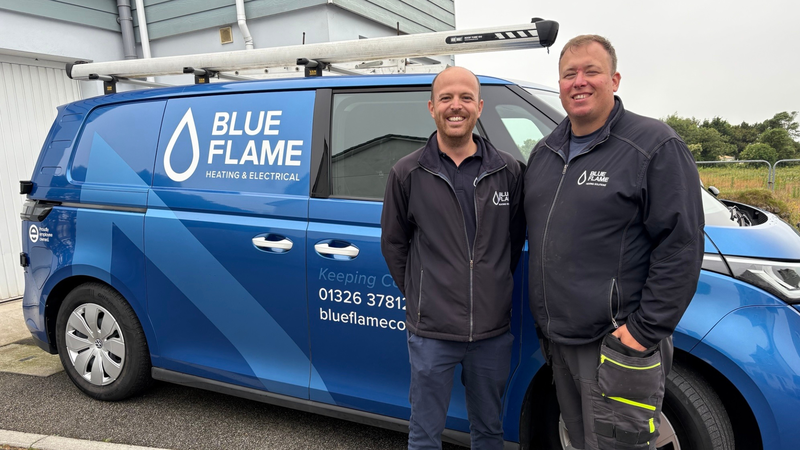 Sync Energy powers the future of fleet transport for blue flame employees