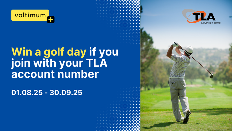 Join with your TLA account number and you could win a golf day!