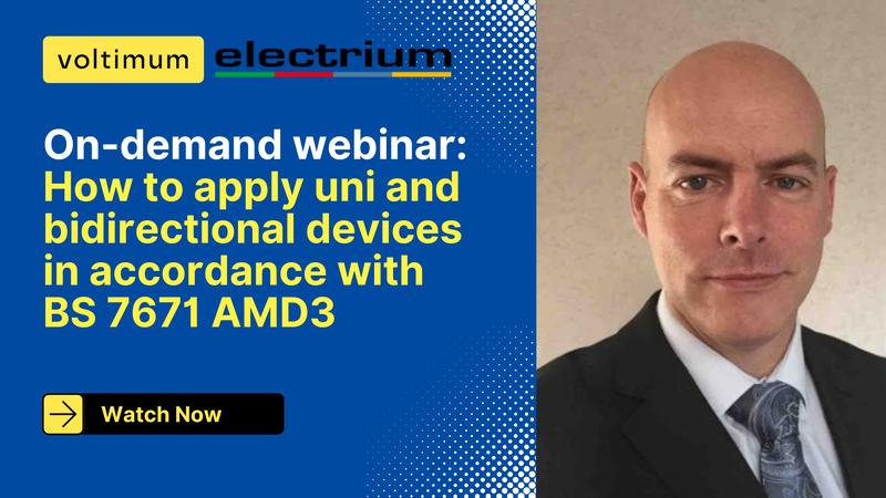 How to apply uni and bidirectional devices in accordance with BS 7671 AMD3