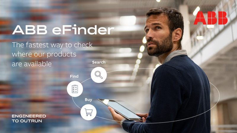 ABB eFinder –  purchasing ABB Electrification products is only a click away