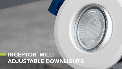 Ovia adds a new adjustable version to its Inceptor Milli downlight family