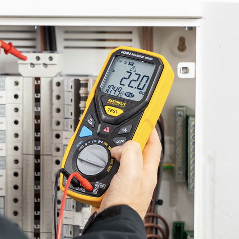Martindale Electric launches the IN2203 insulation tester: The ideal solution for commercial and industrial applications