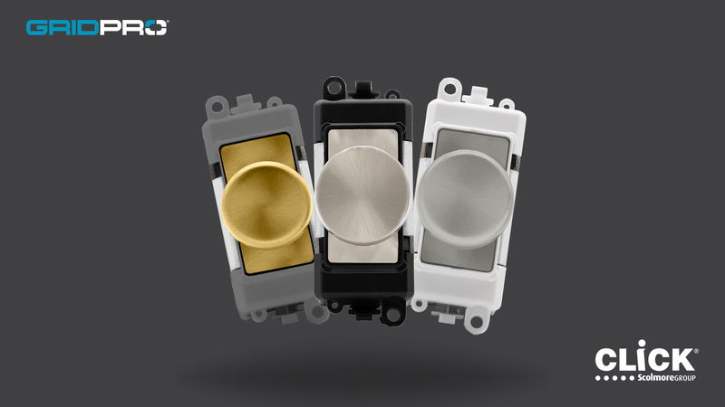 Click Scolmore adds Dimmer Modules to its growing  GridPro Range
