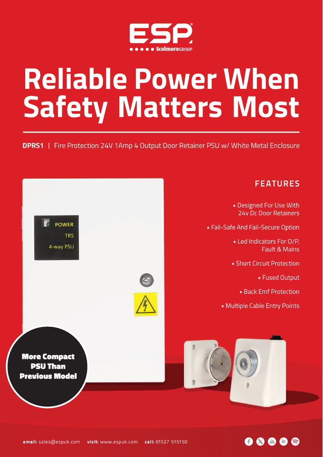 Door Retainer Power Supply