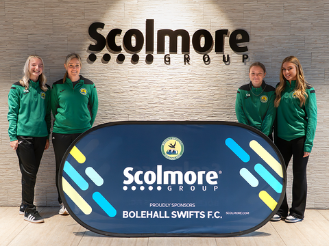 Scolmore group backs Bolehall Swifts Ladies in historic first season
