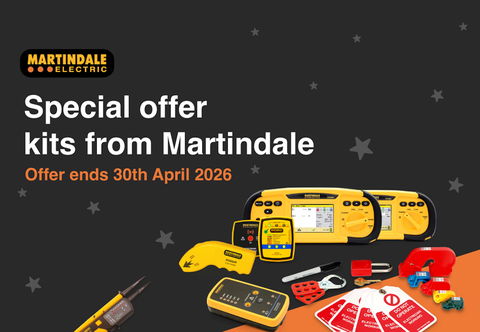 Get yourself kitted out for the New Year: Two fantastic MFT promotional offers from Martindale Electric