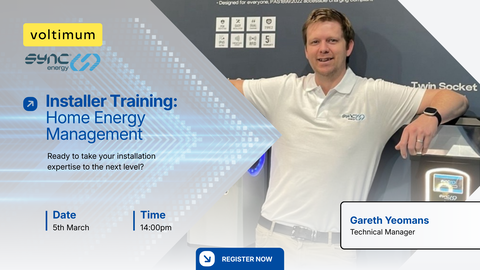 Installer Training: Sync Energy Flow - Home Energy Management