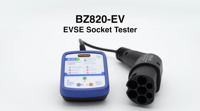 BZ820-EV ESVE Socket Tester. Product in Action.