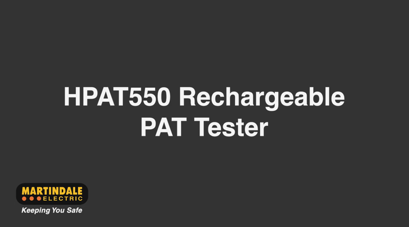 Martindale HPAT550 Hand-Held PAT Tester