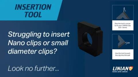 Install cable clips easily with the LINIAN Insertion Tool