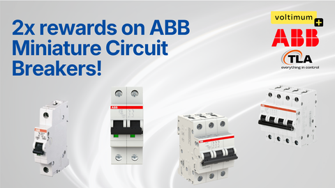 Earn 2x rewards when you buy ABB MCBs at TLA
