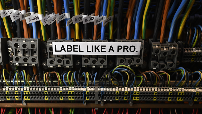 Industrial-grade labelling solutions for electricians and installers with Brother’s range of Pro Tapes