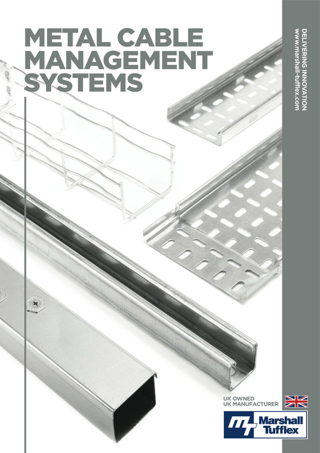 Metal cable management systems