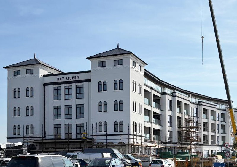 Marshall-Tufflex PVC Cable Tray into Isle of Man residential car park